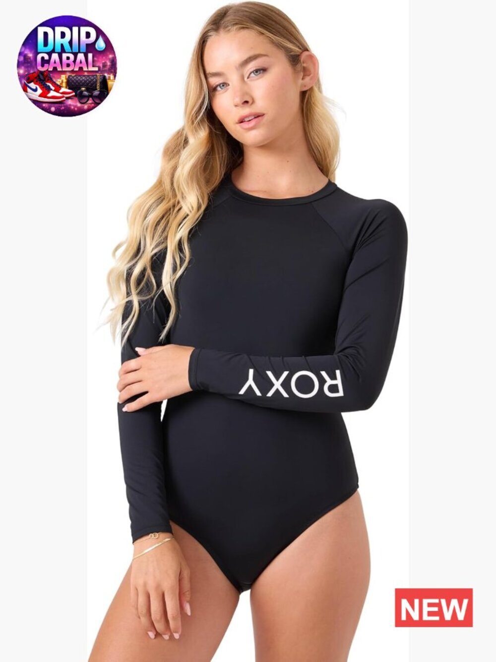 Long Sleeve Surf Suit Onesie Rash Guard Swimsuit UPF 50+ Back Zip Quick-Dry